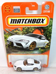 2024 MATCHBOX 1:64 MBX HIGHWAY 39/100 WHITE 2023 TOYOTA GR SUPRA - Picture 1 of 10