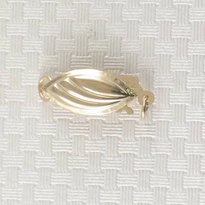 14K Yellow Gold Shell Series Fish Hook Safety Clasp - Image 1 of 4