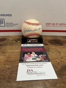 RED SCHOENDIENST  OFFICAL MAJOR LEAGUE BALL  SIGNED HOF JSA AX18958 - Picture 1 of 2