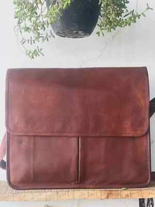 18" Handmade Artist Choice Messenger Bag Rare Men's Briefcase Satchel - Picture 1 of 5