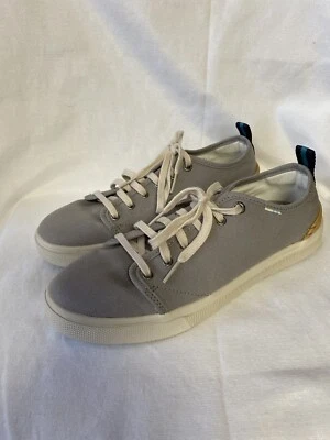 Zapatilla deportiva baja con cordones Toms Travel Lite para mujer lona de abedul talla 8 Foto 1 de 4