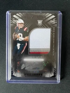 2021 Panini Black Mac Jones Rookie Patch Auto 3 Color RPA /149 Patriots RC ROY - Picture 1 of 2
