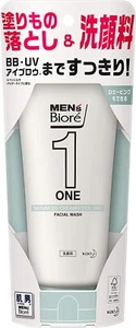 KAO Men's Biore 1 ONE facial wash cleansing gel 200g Citrus Green Fragrance - Picture 1 of 6