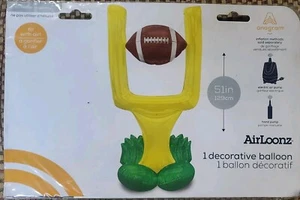 Torpfosten Fußball Anagramm Airloonz großer Ballon 51" - neue Luftballons J2 - Bild 1 von 4
