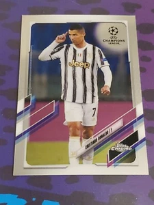 2020-21 Topps Chrome Champions League CRISTIANO RONALDO Juventus FC - Picture 1 of 1