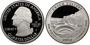 2012-S America The Beautiful / CHACO CULTURE NM / PROOF Coin 🔵 / WOW! - Bild 1 von 1