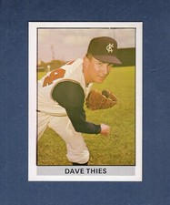 #53 DAVE THIES, 1963 Kansas City Athletics | 1979 Fritsch One-Year Winners OYW