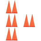  8 pièces drapeau de sécurité vélo PVC enfant vélo remorque orange voiture accessoires