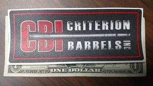 Criterion Barrels Inc CBI Aufkleber Tactical Gear Pistol Decal Stocks Guns - Bild 1 von 1