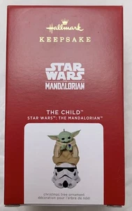 Star Wars The Mandalorian The Child Grogu Yoda 2021 Hallmark Keepsake Ornament - Picture 1 of 10