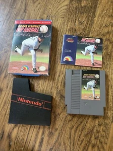 ROGER CLEMENS MVP BASEBALL NINTENDO NES CIB W Box and Sleeve Manual Nintendo - Picture 1 of 17
