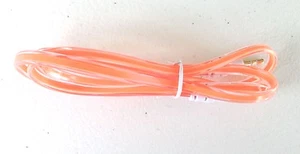 FLAT TUBE stereo audio AUX auxiliary 3.5mm cable MALE FOR iphone 6 5 4s ipod mp3 - Picture 1 of 10