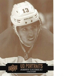 2021-22 Upper Deck Portraits #P14 Johnny Gaudreau - Picture 1 of 2
