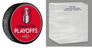 Disco de recuerdo de la NHL STANLEY CUP PLAYOFFS WASHINGTON CAPITALES 2025 CON CUBO DE EXHIBICIÓN - Imagen 1 de 5
