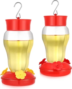 2 Pack Hummingbird Feeders for Outdoors 160z with 3 Feeding Port EASY CLEAN - Picture 1 of 7