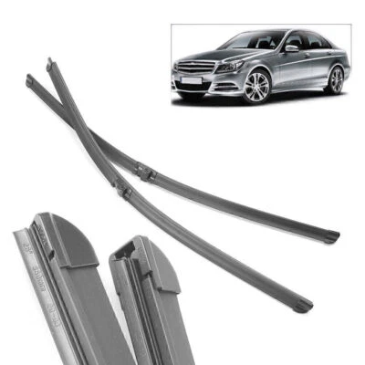 26"+26" Front Windshield Wiper Arm Blades Fit Mercedes E Class W211 S211 2002-09 - Image 1 of 4