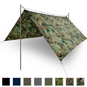 Helikon Tex Military Basha Waterproof Shelter Tarp Shelter Tent Camping SMALL - Picture 1 of 14