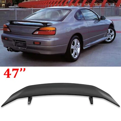 For Nissan 200SX 240SX 300ZX 47" Rear Trunk Spoiler Lip Wing Racing Glossy Black - Image 1 of 4