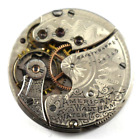 Vintage Waltham Grade 66 0s 11J Hunting Pocket Watch Movement lot.qa