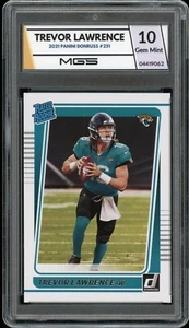 2021 Panini Donruss TREVOR LAWRENCE MGS GRADED 10 GEM #251 RC 🔥 Jaguars RC - Afbeelding 1 van 2