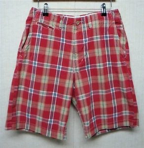 AMERICAN EAGLE OUTFITTERS - AEO - Herren SHORTS - ROT kariert Baumwolle - Größe 30 - Bild 1 von 8