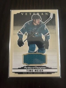Timo Meier Jersey Relic Parkhurst Champions Card #256 - Picture 1 of 2