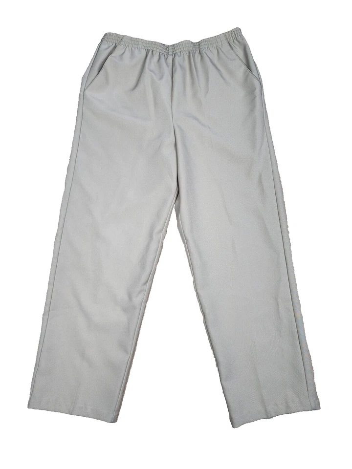 Blair Women's Pants Beige Elastic Waist Pull-On Pockets Size 10PT - Image 1 of 4