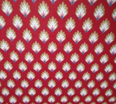 P/K LIFESTYLES FABRIC ~ ELLA ~ SAILOR RED ~ UPHOLSTERY / DRAPERY *BTY - Image 1 of 2
