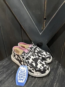 Hey Dude Wendy Cowgirl Sparkle Black/White Relaxed Fit Women’s Size 10 US - NIB - Picture 1 of 7