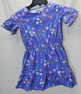 Vestido Oshkosh Morado Flor Niñas - Talla 7 - Buen Estado Foto 1 de 4