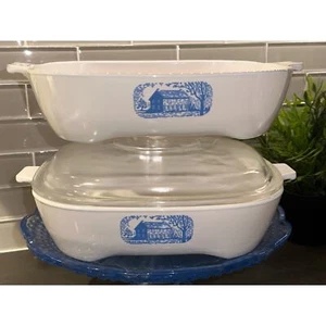 3pc CorningWare Amana Radarange Microwave Browning Skillet 9 1/2" W/ Lid - Picture 1 of 6