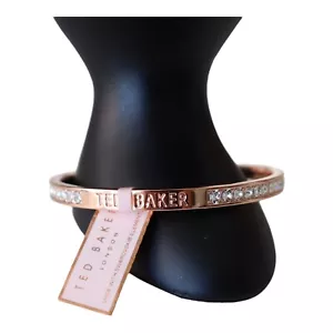 Ted Baker Damen Armreif roségoldfarben mit Swarovski Kristallen in Geschenkbox - Bild 1 von 8