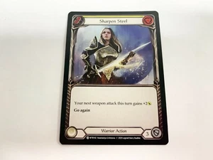 Sharpen Steel Yellow (X1) Welcome To Rathe UNLIMITED Flesh and Blood WTR142 - Imagen 1 de 2