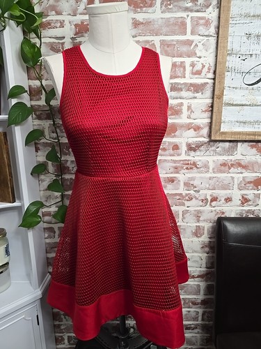 Abito da pattinatore Romeo Giulietta Couture rosso senza maniche adatto a n flare San Valentino