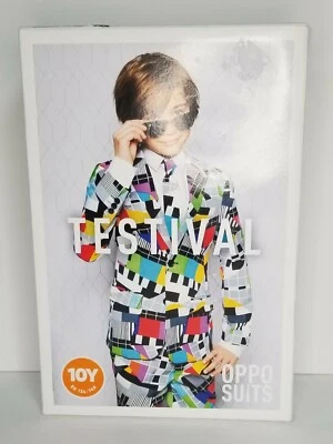 OppoSuits Party Suit Size 10Y Testival Long Sleeve Jacket & Tie & Pants Men Boys - Image 1 of 4