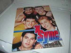 NSYNC CALENDAR FACTORY SEALED 2000 UK IMPORT JUSTIN TIMBERLAKE VINTAGE  - Picture 1 of 2