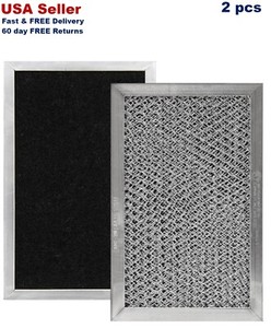 2 PK WB02X35687 Microwave Charcoal Filter for GE JVM6175SK5SS, JVM3160RF8SS