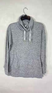 Pullover Old Navy Active para mujer cuello capucha manga larga gris talla XS. - Imagen 1 de 14