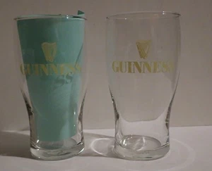 Guinness Tall Bar Glasses Beer Pilsner Set of 2 - Bild 1 von 3