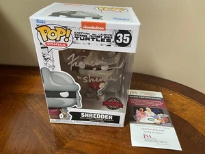 Funko Pop Movies TMNT "Shredder" #35 Special Edition Signed Francois Chau JSA - Picture 1 of 7