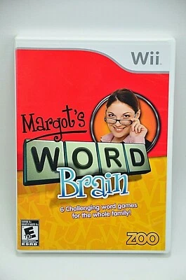 Margot's Word Brain - Nintendo Wii - Complete with manual FREE SHIPPING - Image 1 of 3