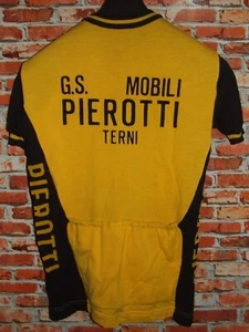 Eroica Camiseta Shirt Maillot Bici Ciclismo Vintage 70'S Terni 50% Lana - Imagen 1 de 2