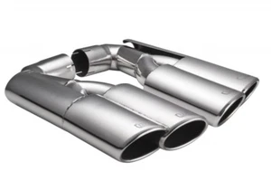 Ulter Sport Exhaust PORSCHE Cayenne 06-10 CHROME TAIL PIPE TRIM TIP END MUFFLER - Bild 1 von 5