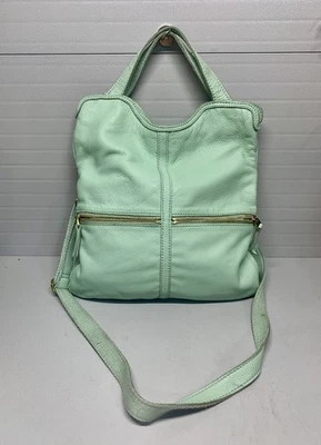 Bolso Bandolera Fossil Erin Seafoam Verde Doble Cremallera Convertible Bolsillo Hombro Foto 1 de 4