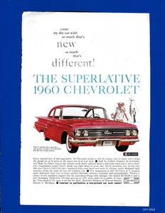 Berlina Bel Air 4 porte 1960 - Costruita per conducenti attenti al design con un budget... - Foto 1 di 1