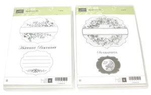 Stampin' UP! APOTHECARY ART Cling Mount Stempelset 1 & 2 Konvolut - Bild 1 von 3