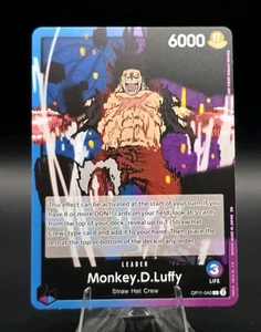 Monkey.D.Luffy OP11-040 A Fist of Divine Speed Regular One Piece CCG TCG  - Picture 1 of 2