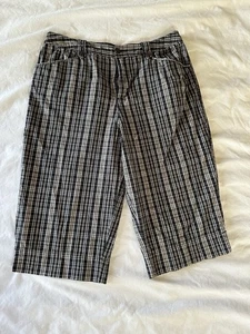 Bermudas a cuadros negras ciervo blanco - talla 10 - Imagen 1 de 7