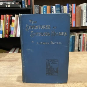1894 4TH UK NEWNES Arthur Conan Doyle THE ADVENTURES OF SHERLOCK HOLMES - HC VG - Picture 1 of 18