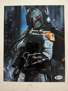 JEREMY BULLOCH JASON WINGREEN Star Wars signed 8x10 Photo Boba Fett BAS COA D - Picture 1 of 1
